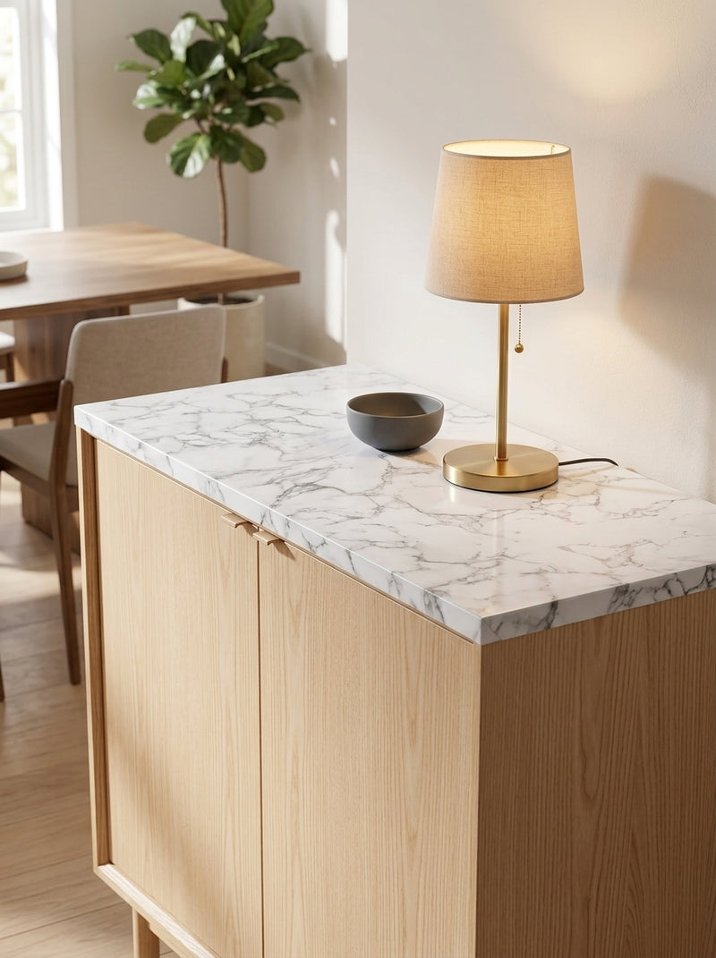 Papel vinil aplicado en un mueble