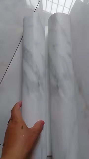 Rollos de papel vinil recibidos, foto de una opinión externa